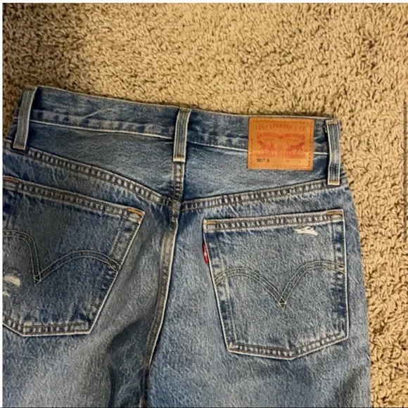 Levi's straight leg 501’s size 25 - Picture 8 of 9